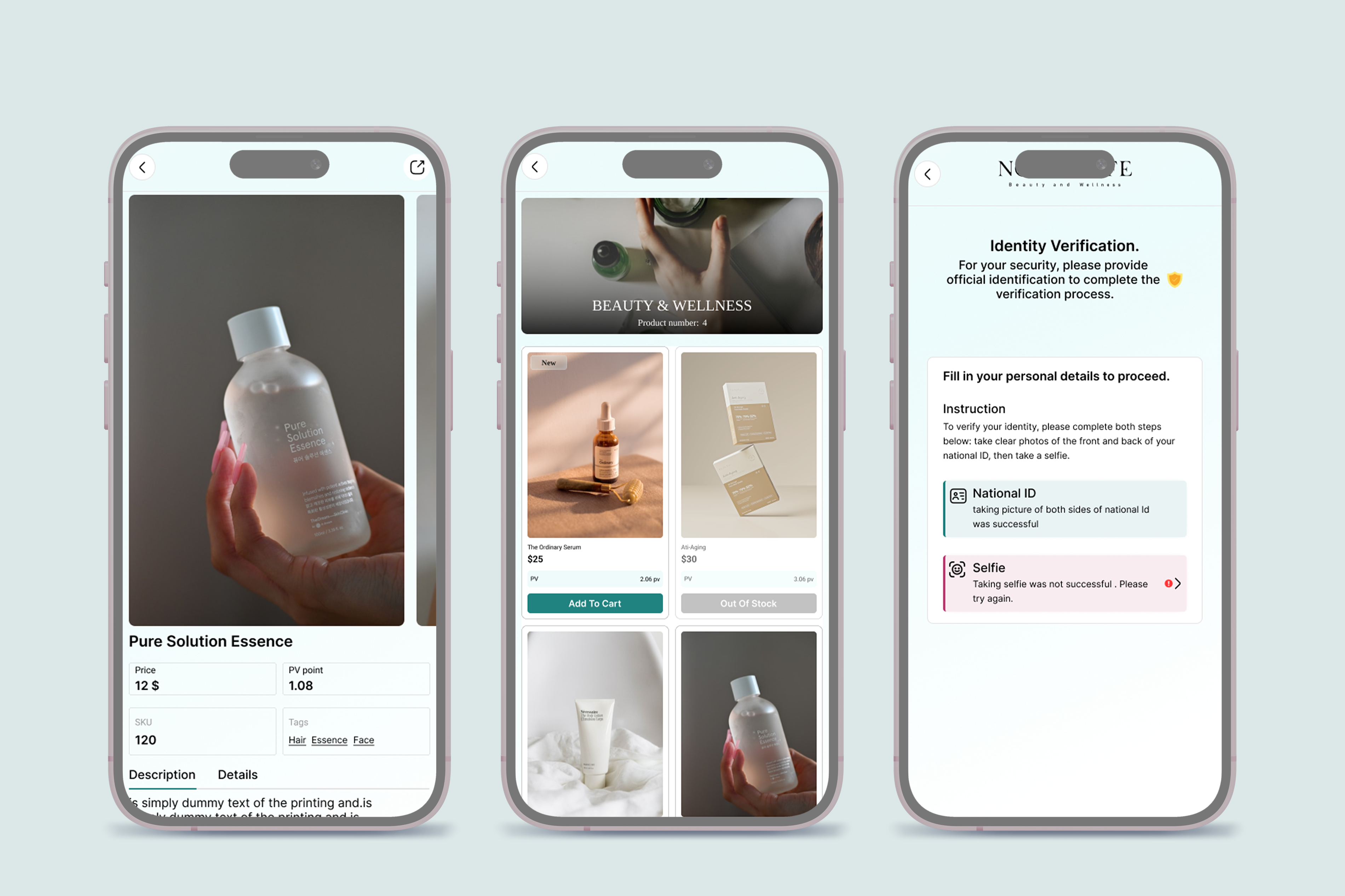 Example of Flutter Shopping App Ios & Android