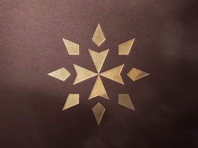 Elegant Cross Star Logo | Geometric Foil Branding Symbol abstract star cross creative identity symbol cross star logo elegant logo mark geometric logo design gold foil logo gold textured symbol heritage inspired logo logo logos minimal abstract design modern luxury branding premium brand identity professional emblem design religious inspired symbol spiritual logo branding starburst logo design symbolic brand mark tornike uchava unique logo concept
