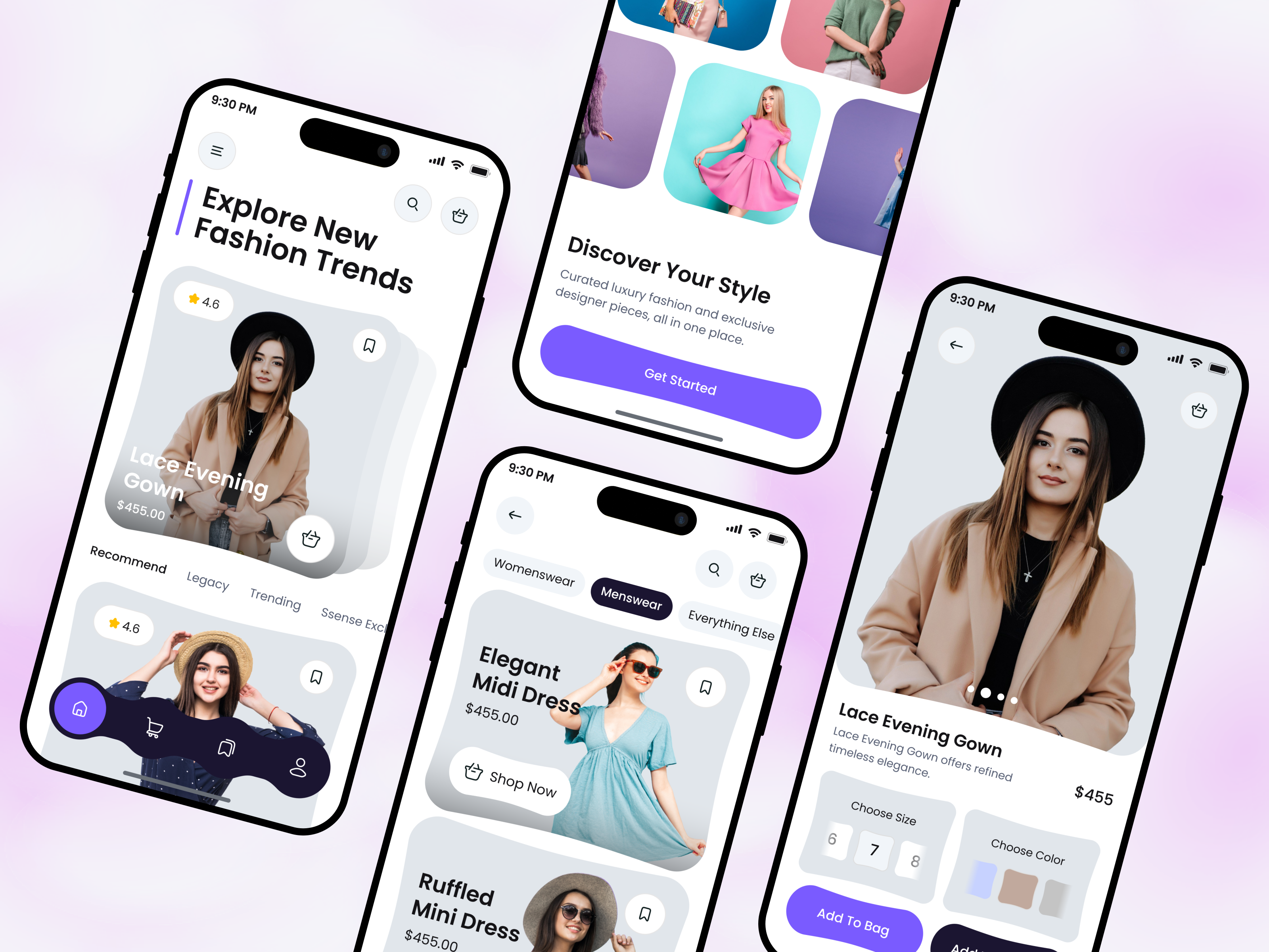 Example of Ecommerce App Design