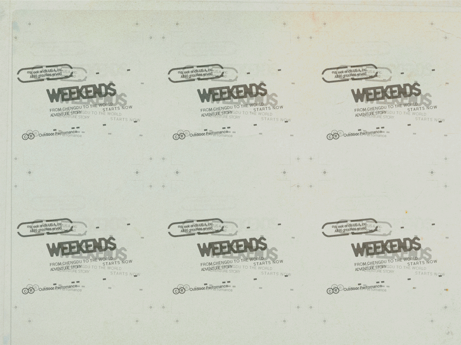 WEEKENDS Type Exploration adventure branding design fashion graphic design identity logo logotype outdoor supply typography