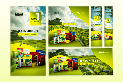 web banner design for a food company branding graphic design ui web banner webbanner