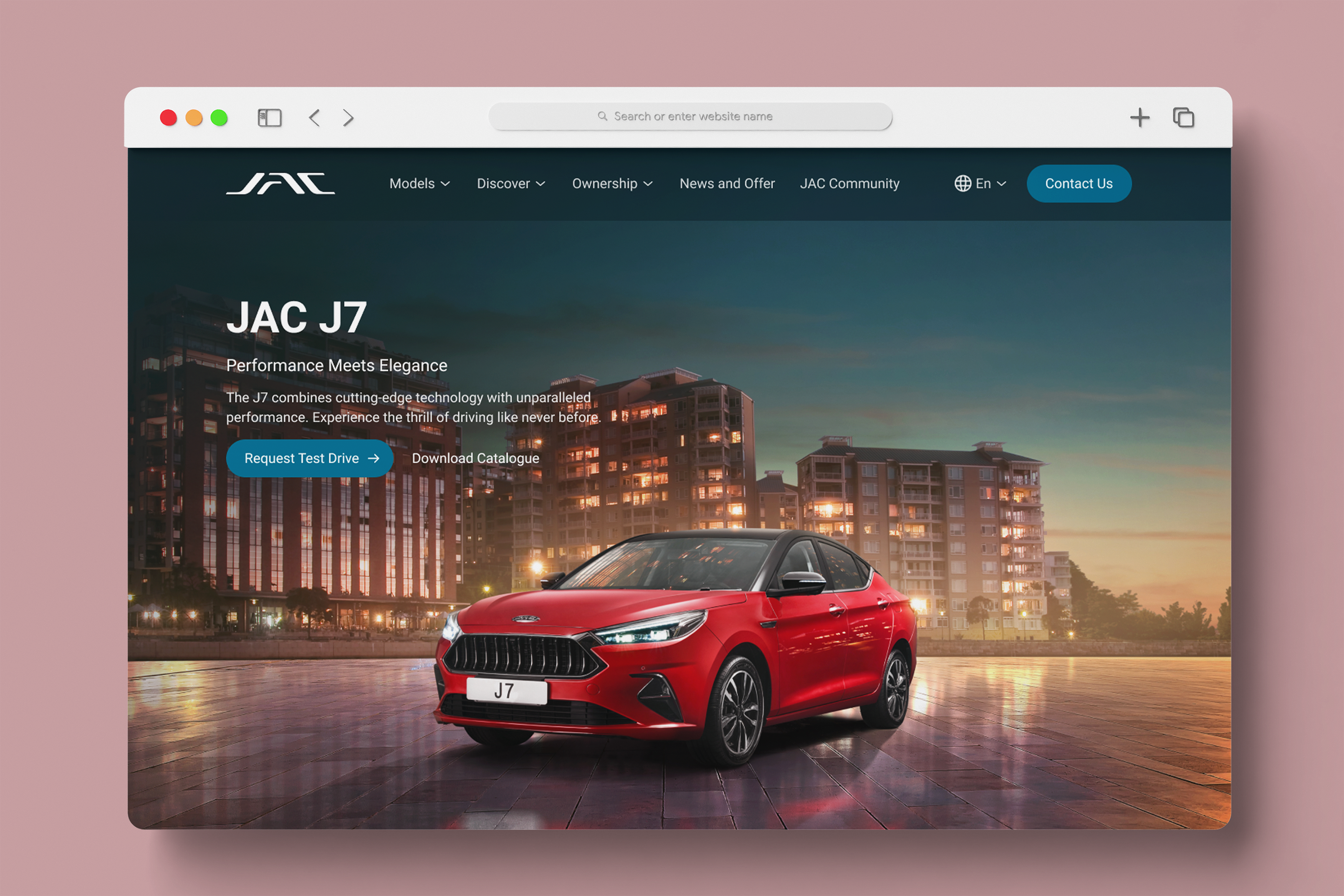 Example of Professional React Website