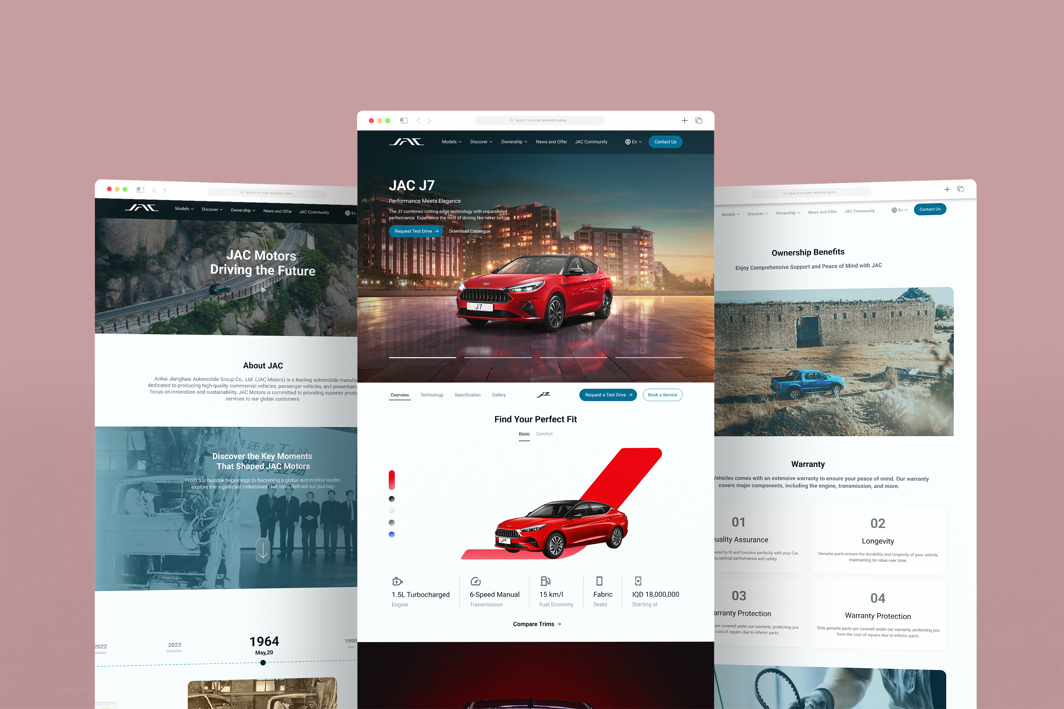 Example of Professional React Website