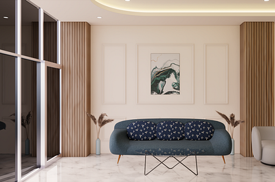 Beauty Salon Interior Design 3dart clean enscape graphic design interior interior design render