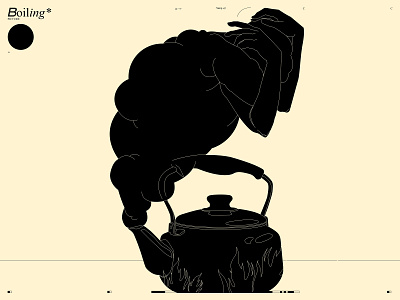 Boiling abstract boiling composition design dual meaning editorial editorial illustration emotions illustration laconic lines mental health minimal news philosophy philosophy illustration poster psychology psychology illustration