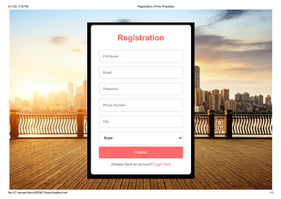 Real-estate management web wireframe ui