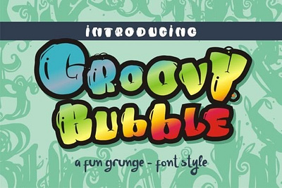 Groovy Bubble Font bold fonts bubble crafting font font destroy font grunge fonts damage fonts destroyer groovy groovy bubble