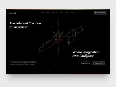 UI-UX for AI design interface product service startup ui ux web website