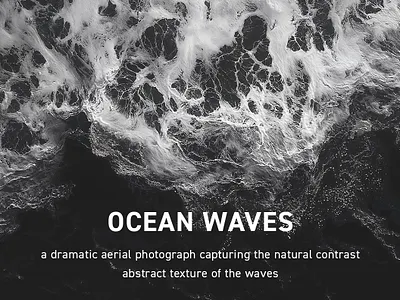 Ocean Waves abstract aerial view art background black and white design graphic design illustration ocean waves photography sea