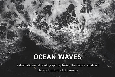 Ocean Waves abstract aerial view art background black and white design graphic design illustration ocean waves photography sea