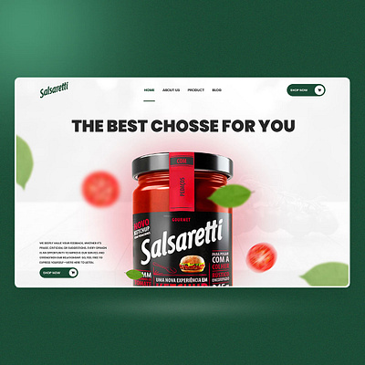 SALSARETTI 3D PRODUCT WEBSITE DESIGN app branding design elementor figma front end development graphic design graphic designer illustration landing page logo ui uiux vector web web design website website desgin wordpress