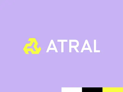 Atral Logo ai ai logo branding creative logo dynamic logo identity branding logo logo design logotype minimal logo minimalist logo saas saas branding saas logo security logo software company startup ai saas tech logo tech technology visual identity