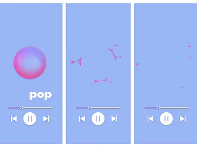 Music player #dailyUI animation daily ui design figma graphic design ui