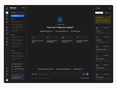 Product design: Agent Management Interface agent agent management agentic ai ai agents ai design interface product design products ui
