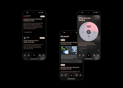 Sonar — mobile app concept graphic design logo motion graphics ui ux мобильное приложение