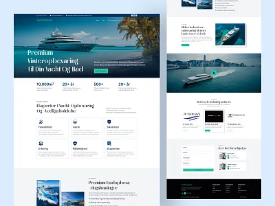 Shipping and Logistics Landing Page Design best designer ecommerce landing page logistic ship shipment top designer uiux uiux designer web design webdesigner website