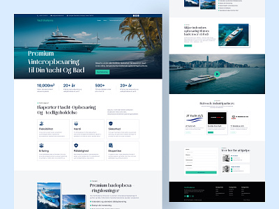 Shipping and Logistics Landing Page Design best designer ecommerce landing page logistic ship shipment top designer uiux uiux designer web design webdesigner website
