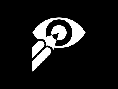 Eye + pencil geometric abstract logo abstract logo design logo designer logo eye eye geometric logo eye logo geometric abstract logo geometric logo logo logo combination minimal logo minimalist logo modernist logo negative space logo optical logo pencil pencil logo studio logo