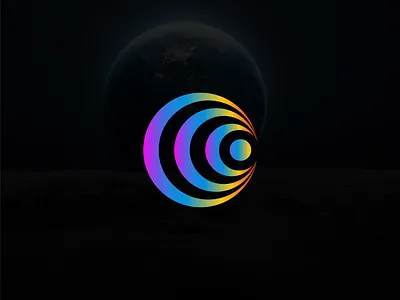 C Letter and Moon Logo brand branding c letter logo colorful logo mark cosmic branding creative logo inspiration futuristic logo galaxy theme logo gradient logo design icon letter c monogram minimal abstract logo modern tech logo moon inspired logo orbit logo design outer space logo space and planet logo tech startup logo universe themed logo vibrant logo design