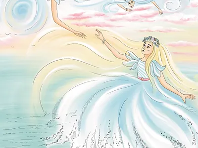 Иллюстрация к сказке Г. Х. Андерсена "Русалочка" illustration