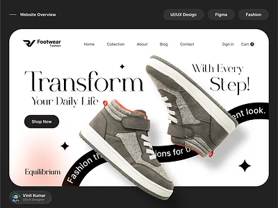 Footwear Fashion Website branding color theory figma graphic design illustration illustrator logo design mobile app design photoshop product design typography ui design uiux ux design website design