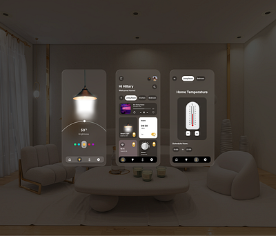 SmartHome App concept app design ui ux
