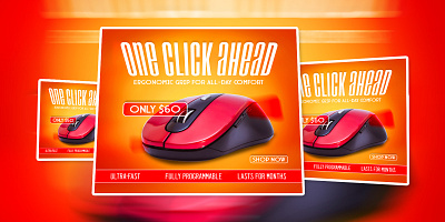 Smart Gadgets Social Media Ads Banner Design background banner branding creative design flat gadgets mouse photoshop promotional thumbnail vector