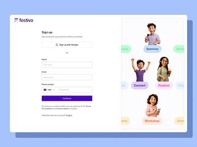 Sign-up page - UI design clean design landing page log in page minimal minimal ui product design sign up ui ui design uiux user interface ux website website design website ui