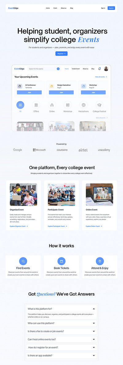 EventEde design productdesign ui ux uxdesign