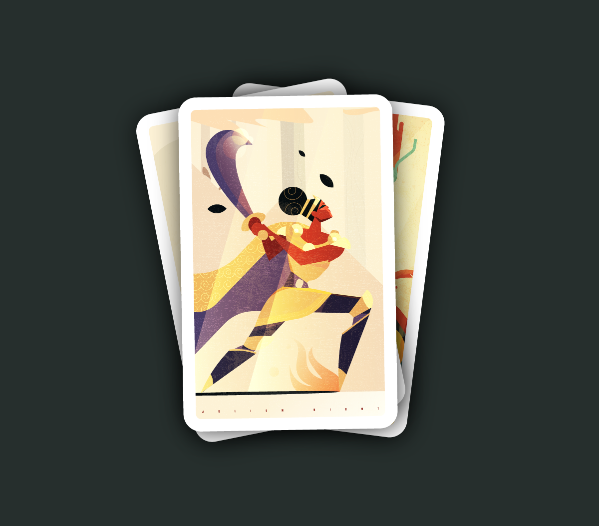 Mira Wildfire, Warrior Queen, 2d board game book card children book cover exhibition fantasy flat game graphic novel humor illustration jeu livre prints rpg sci fi tabletop vector