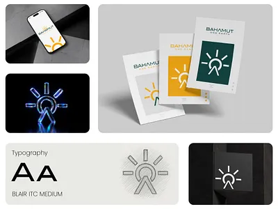 Bahamut – Branding for a Nature-Saving Company black branding design earth fiverr flyer glass graphic design green illustration logo logo design minimal modern orange signature logo sketch sun typography unique