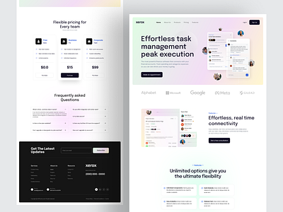 Task Management SaaS Website design saas application design saas product saas web app saas website design task management website team work web app design
