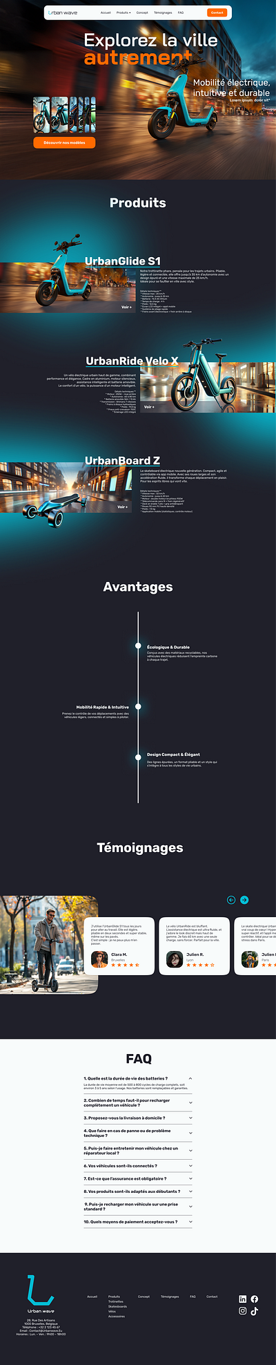 Quick shot - Urban wave branding graphic design ui