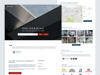 Elite Heaven — Luxury Property Finder branding graphic design hero screen landing page luxury property property finder prototype site ui ui design uxui web web design