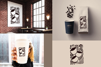 Coffee & Cafe Branding Project brand branding brandlogo cafe cafelogo coffee coffeelogo design graphic design handdrawn illustration logodesign packagedesign packaging restaurant vector