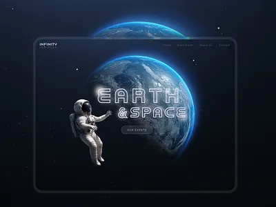 Infinity - space information activities futuristic space