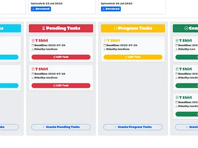 Smart task management custom software html responsive