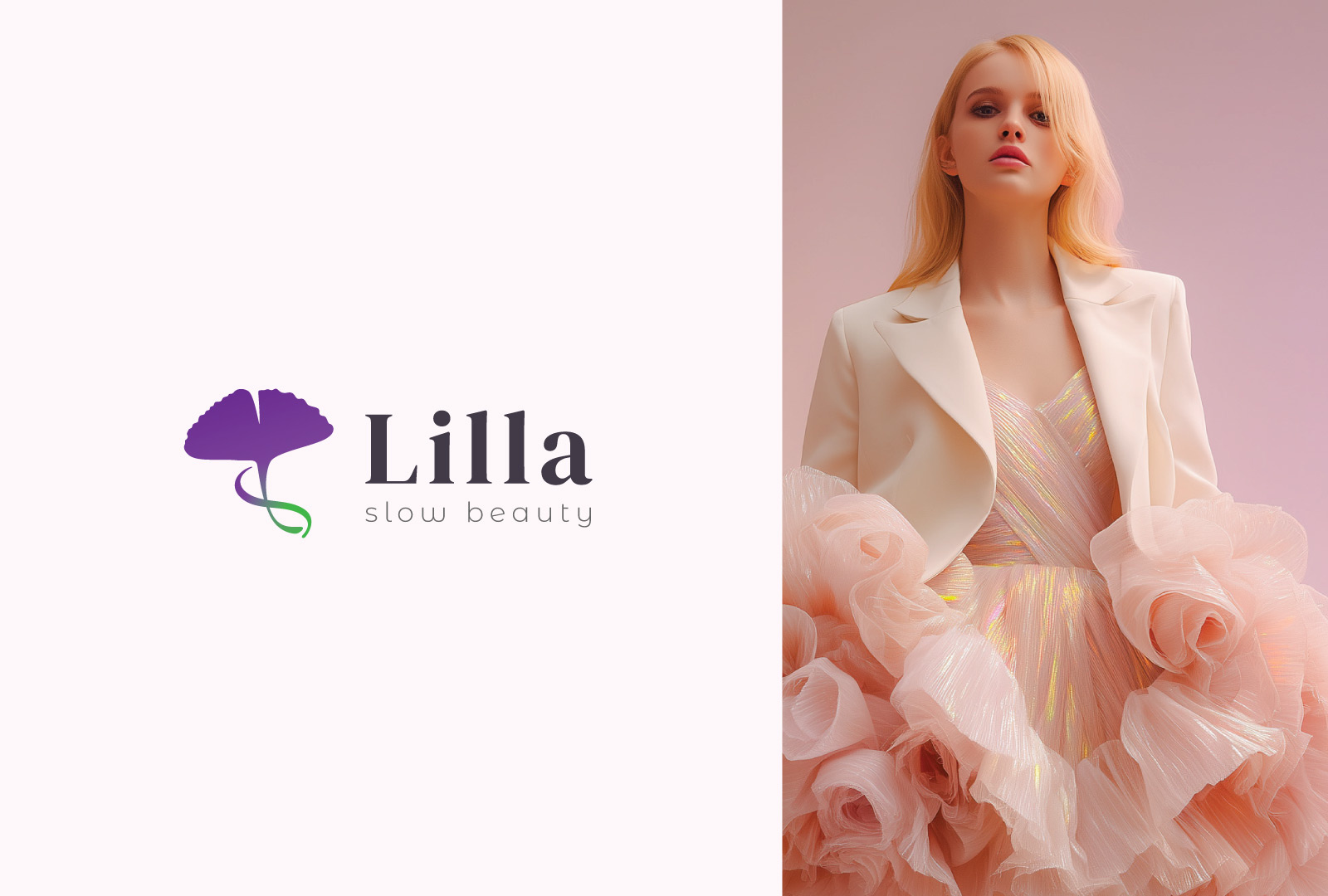Lilla Slow Beauty – Elegant Branding for a Beauty Brand botanical brand design calm beauty aesthetic delicate logo concept elegant beauty packaging feminine brand identity ginkgo leaf branding high end brand identity luxury skincare logo minimal beauty identity minimalist logo design natural skincare logo nature inspired branding organic beauty brand premium logo for beauty brand slow beauty branding soft and elegant visuals subtle luxury design sustainable beauty branding timeless beauty branding wellness logo inspiration