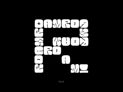 Roam Lettering branding calligraphy custom type customlettering goodtype graphic design hand lettering handlettered lettering lettering for merch logo logotype merchandising typedesign typography
