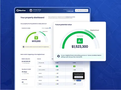 AI-Powered Renovation Platform - UX/UI Design ai artificial intelligence dashboard design genai graphic design interface lead generation neuron product design real estate report sales software ui ui design user experience ux ux design ux for ai