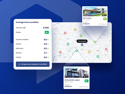 AI-Powered Renovation Platform - UX/UI Design ai artificial intelligence dashboard genai graphic design interface lead generation neuron product design real estate report sales software ui ui design ux ux design ux for ai