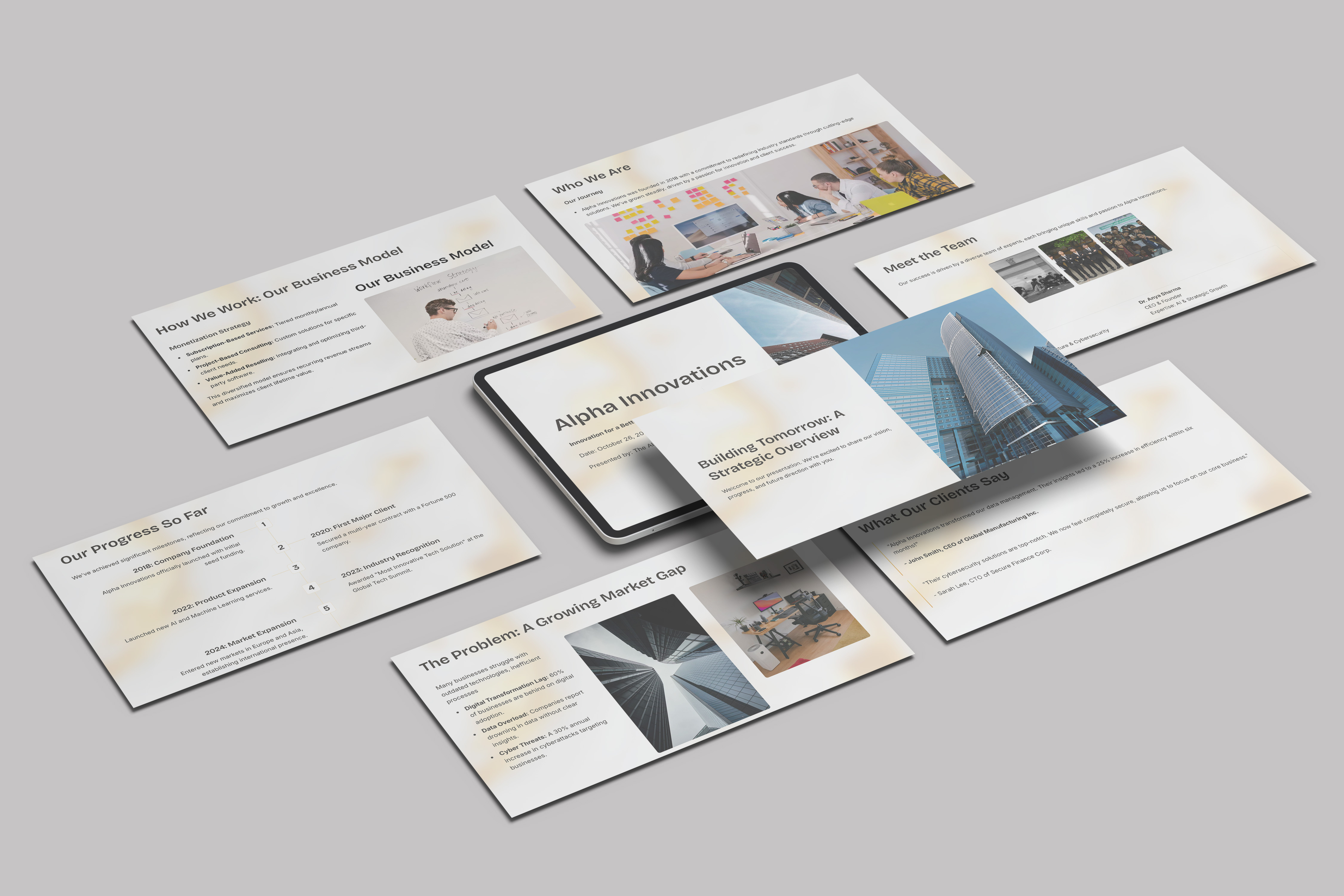 Example of Power Point Presentation Slides Design