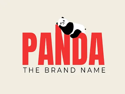 PANDA Logo design. 3d animation brandidentity branding brandlogo design graphic design illustration illustrator instagram post logo logodesign motion graphics panda photoshop social ui