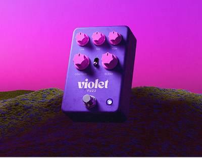 Violet Fuzz - Audio Plugin - GUI audio gui audio plugin gui audio ui branding design gui gui design illustration ui ux