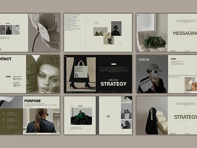 Brand Strategy Presentation Template banding brand strategy template