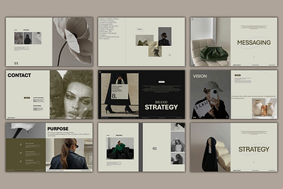 Brand Strategy Presentation Template banding brand strategy