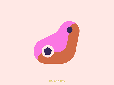 Climbing Hold 2d art boulder bouldering branding climb climbing design figma geometric graphic hold icon illustration illustrator logo rock ui vector