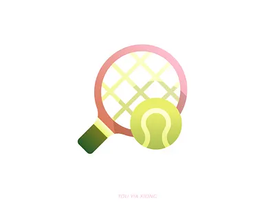 Tennis 2d art ball branding design figma geometric graphic icon illustration illustrator logo racket sports strings tennis ui vector