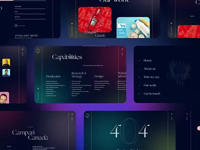 Bold, Creative Website UI Design agency animation artistic branding color creative design graphic design illustration logo responsive scroll scroll animation ui uiux unique ux web website website design