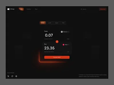 Crypto Trading Dashboard admin dashboard animation crypto crypto dashboard crypto exchange crypto trading dashboard dashboard design dashboard interface dashboard ui defi platform dex financial dashboard homieslab saas dashboard trading trading app trading platform trading web app web3 platform